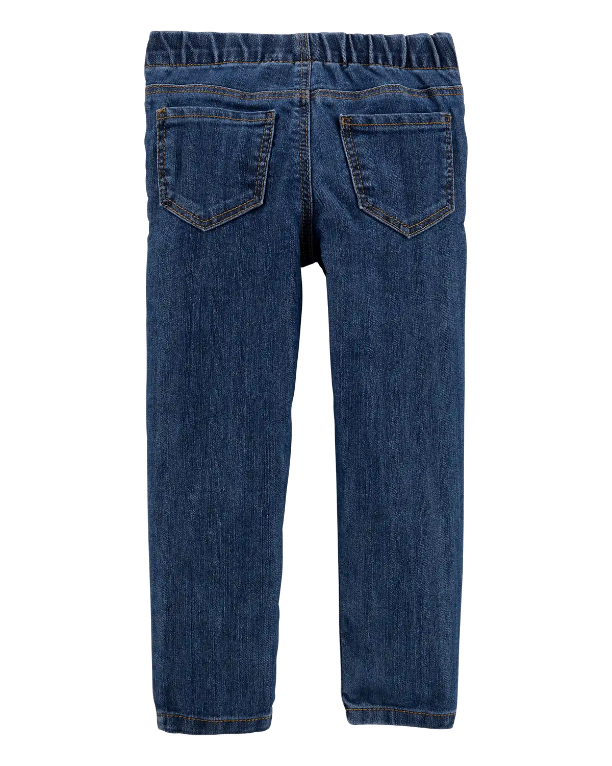 Baby Girl Medium Blue Wash Elastic-Waist Jeggings