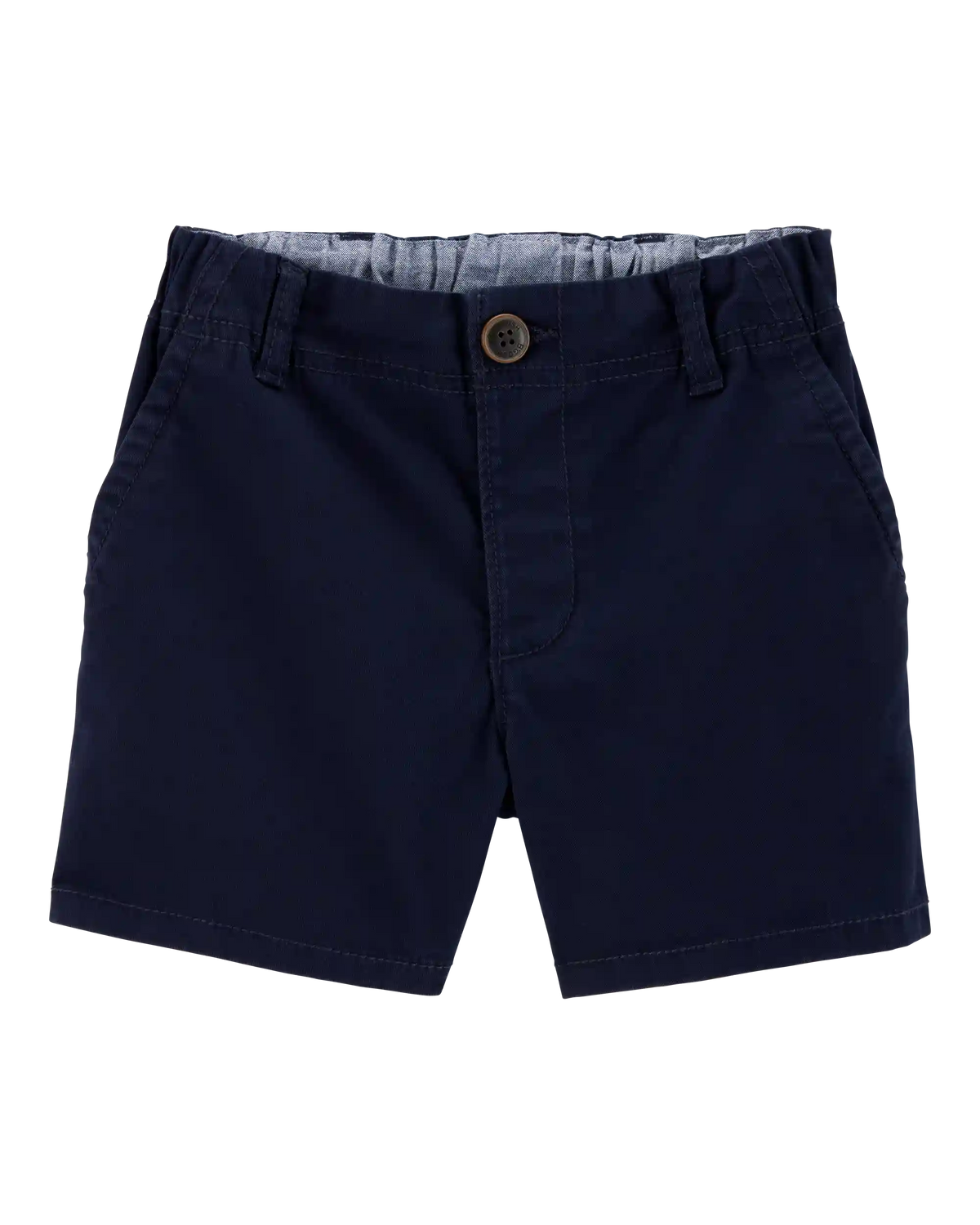 Baby Stretch Chino Uniform Shorts - Navy