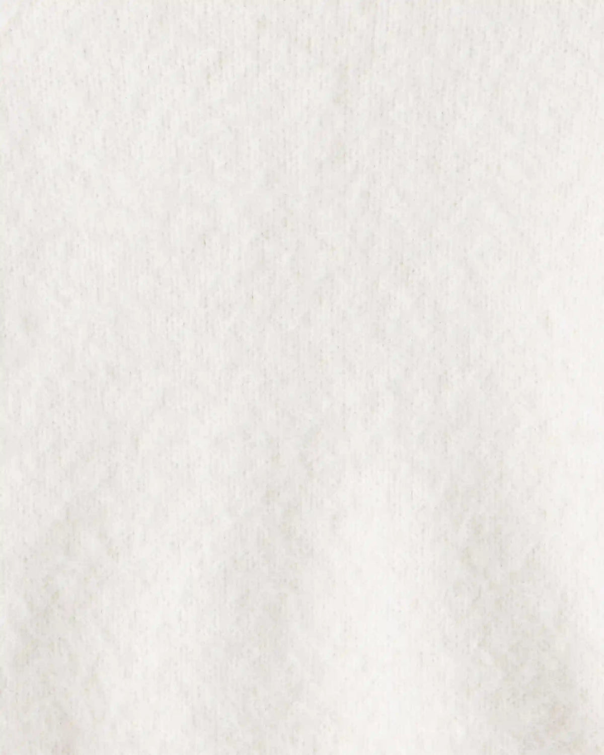 Baby Girl Brushed Sweater - White