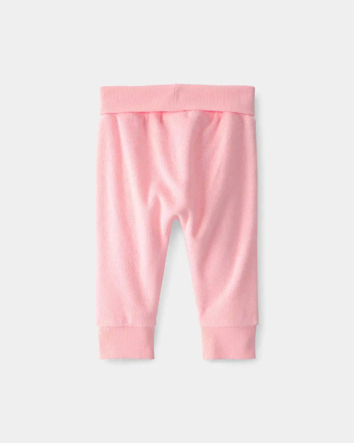 Baby Girl Terry Pants - Pink