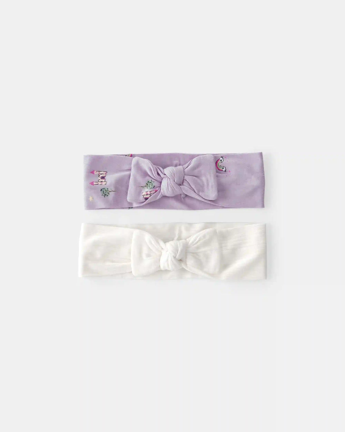 Baby Girl Fairytale PurelySoft Headbands - Purple/Ivory