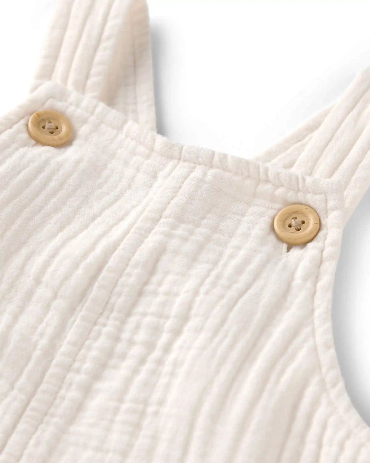 Baby Organic Cotton Gauze Shortalls