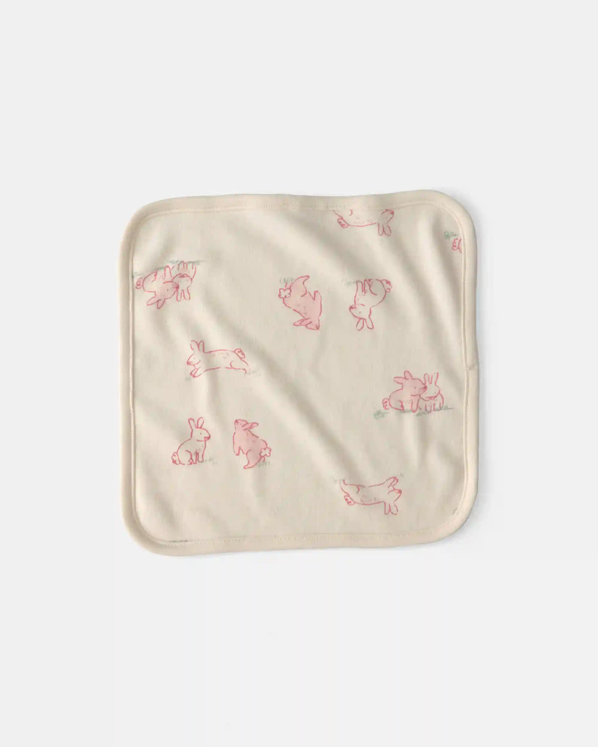 Baby Girl 6-Pack Bunny Terry Washcloths - Pink