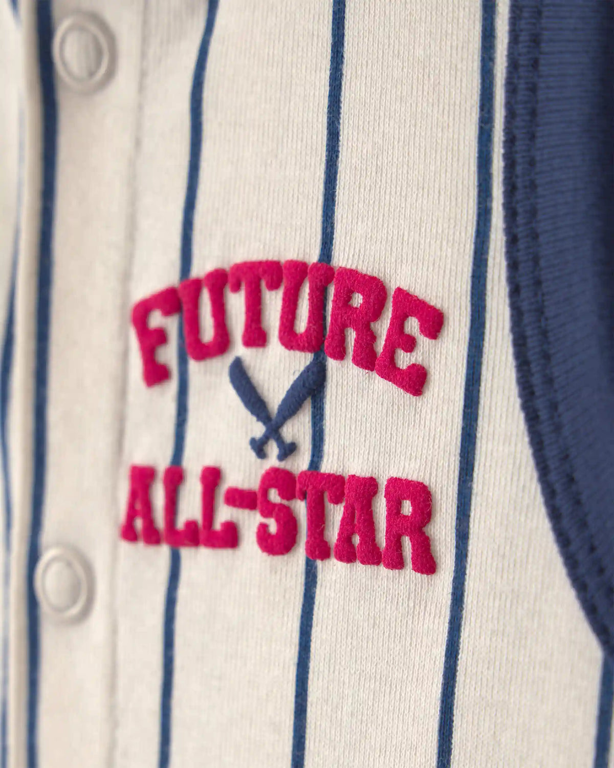 Baby Boy 'Future All-Star' Baseball Romper