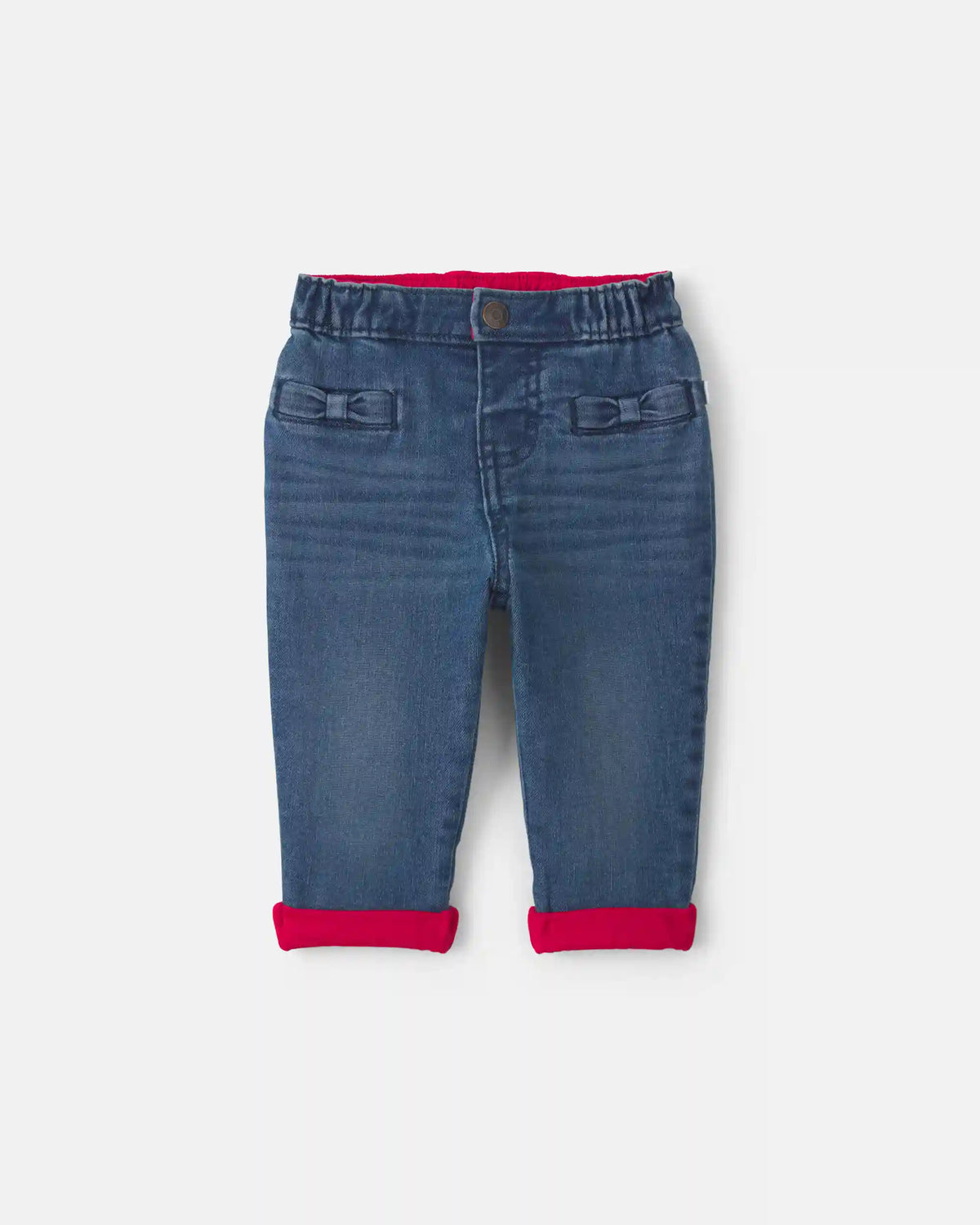 Baby Girl Denim Jeans - Dark Wash