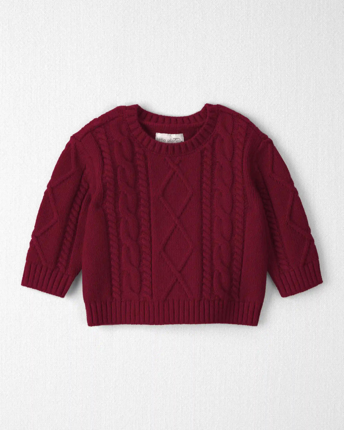 Baby Organic Cotton Cable Knit Sweater
