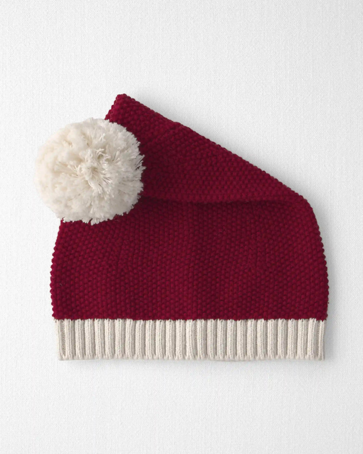 Baby Organic Cotton Sweater Knit Santa Hat