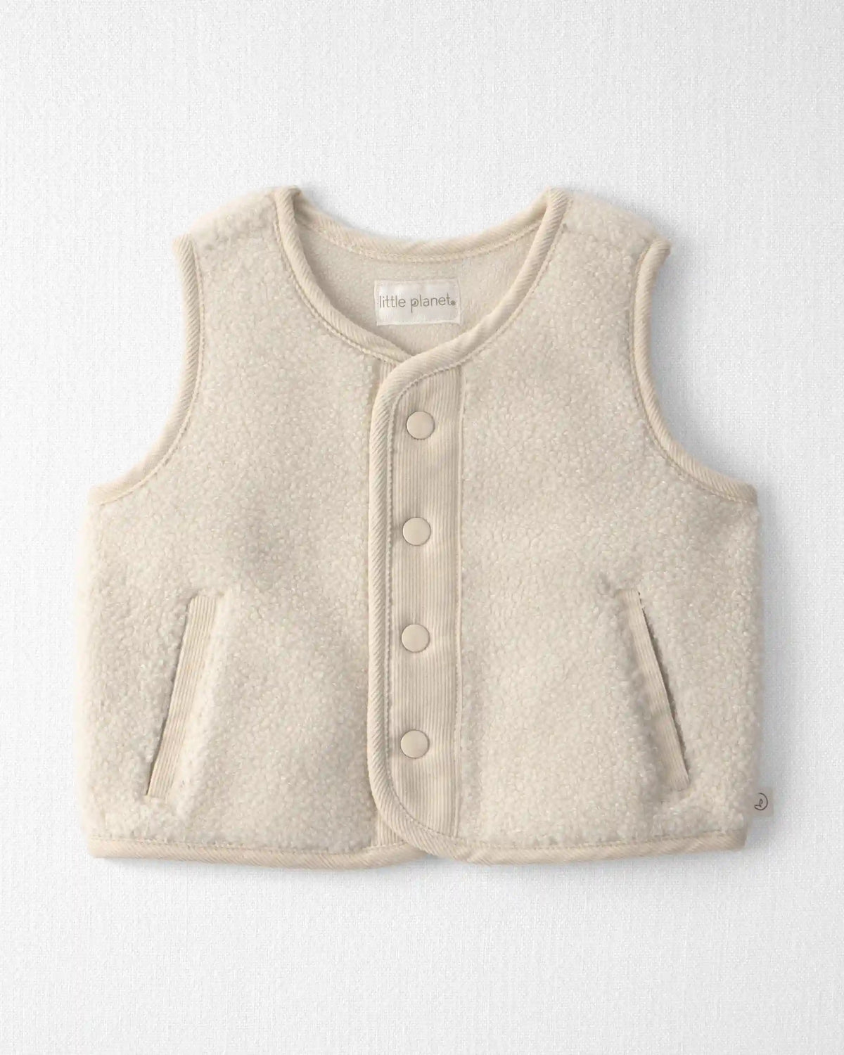 Baby Recycled Teddy Fleece Vest