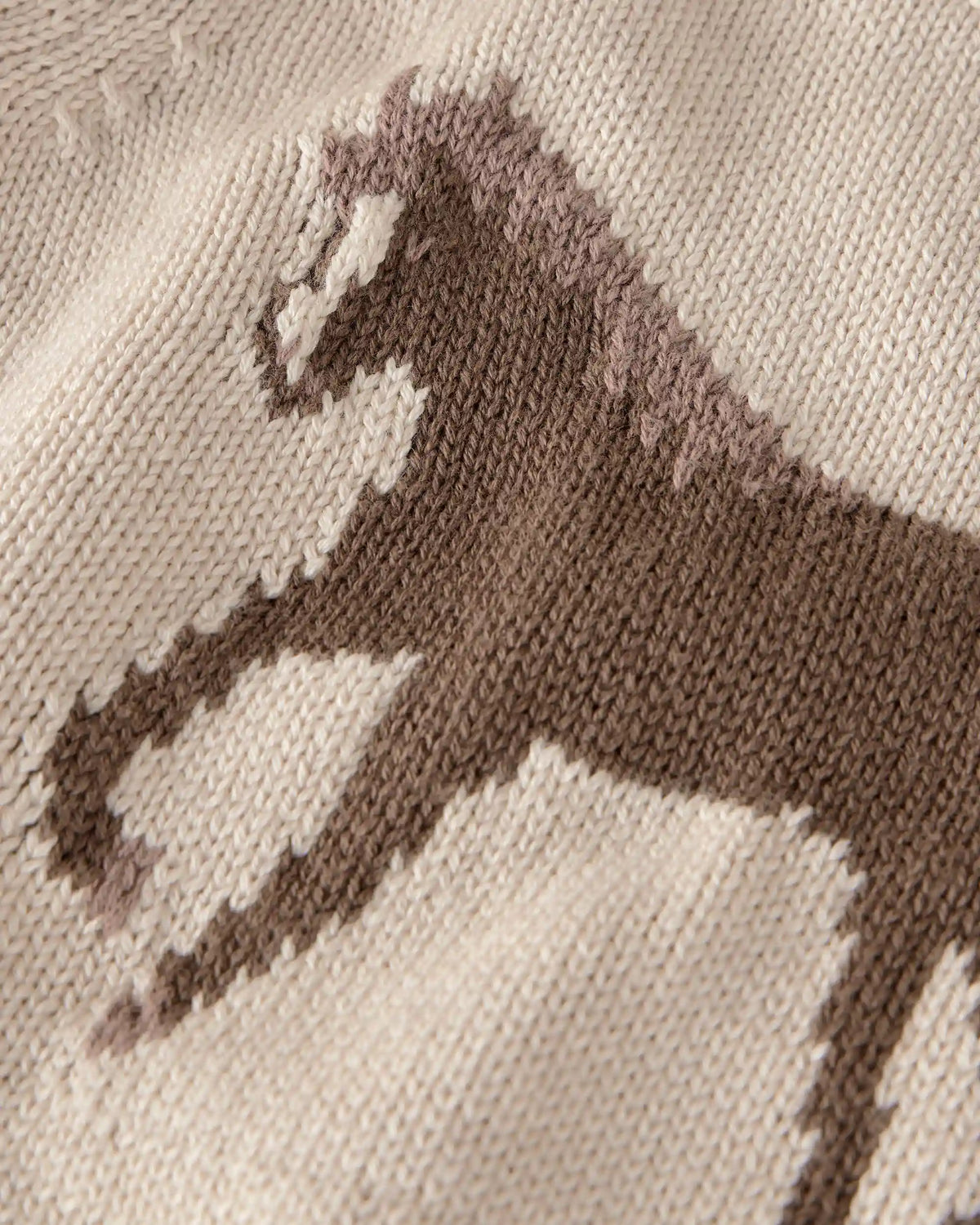Baby Organic Cotton Horse Sweater Knit Pullover