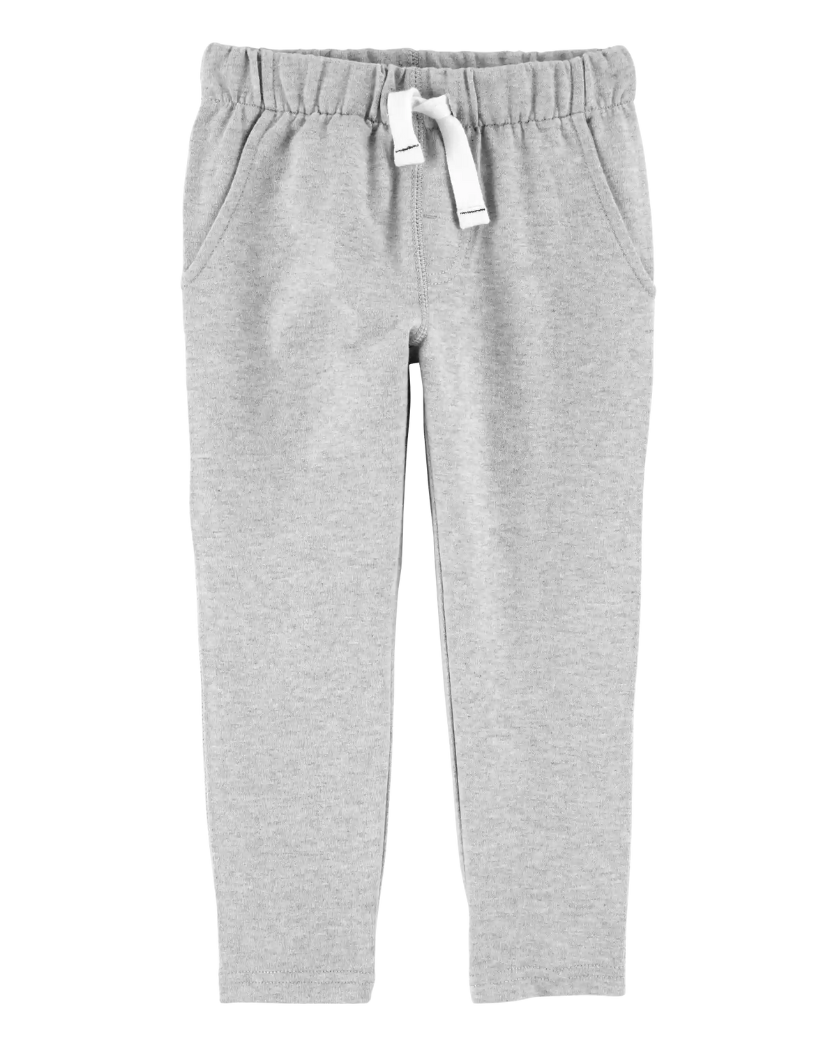 Toddler Boy Pull-On French Terry Pants - Grey