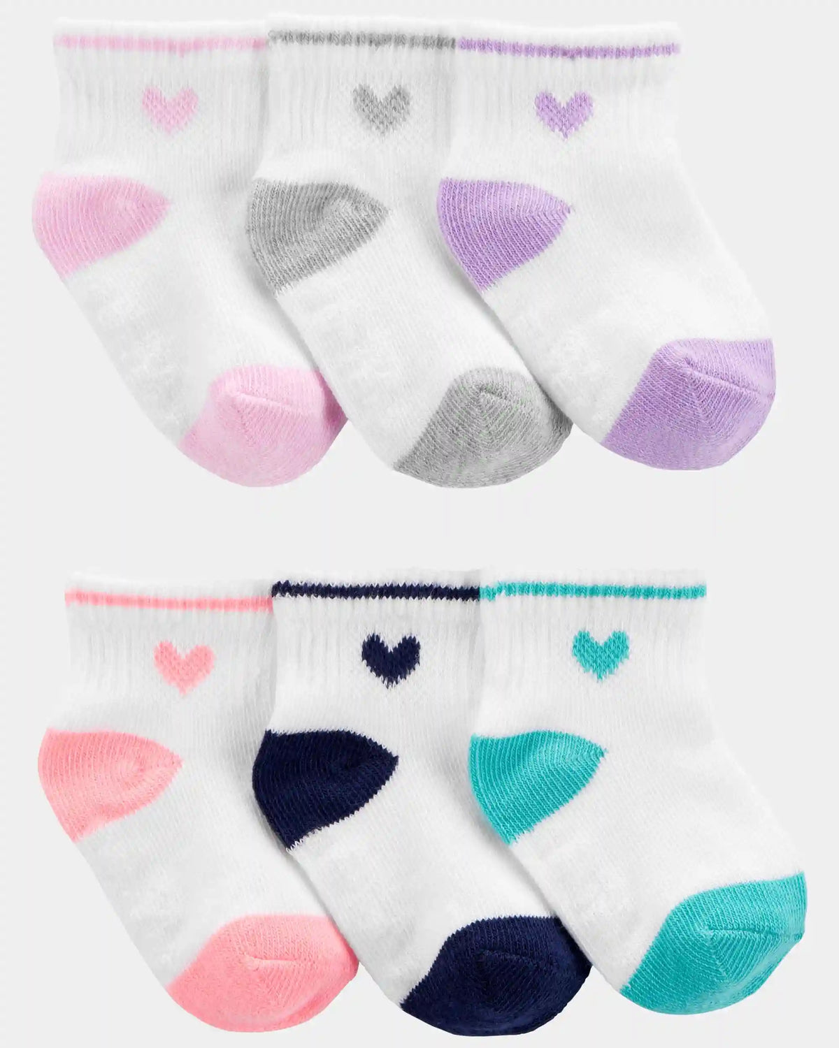 Toddler Girl 6-Pack Crew Socks