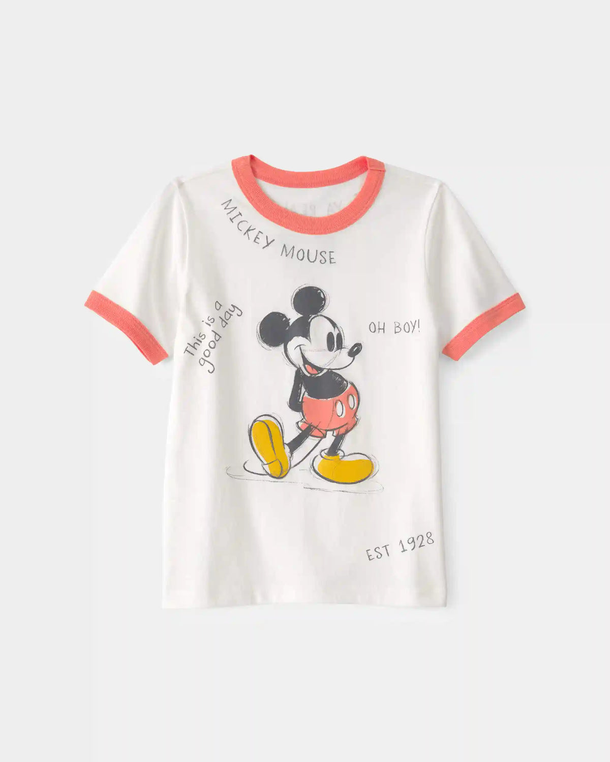 Toddler Disney© Mickey Mouse Graphic Tee - White
