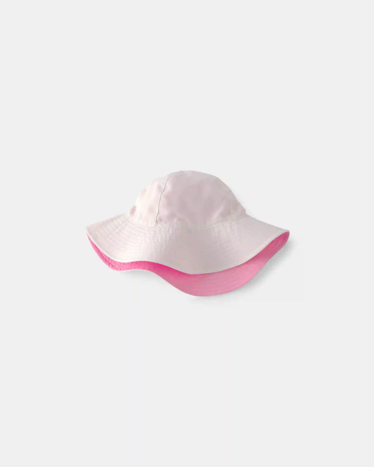 Toddler Girl Reversible Swim Hat - Pink/White
