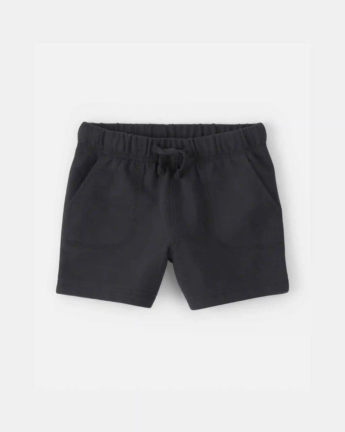 Toddler Boy French Terry Shorts - Black