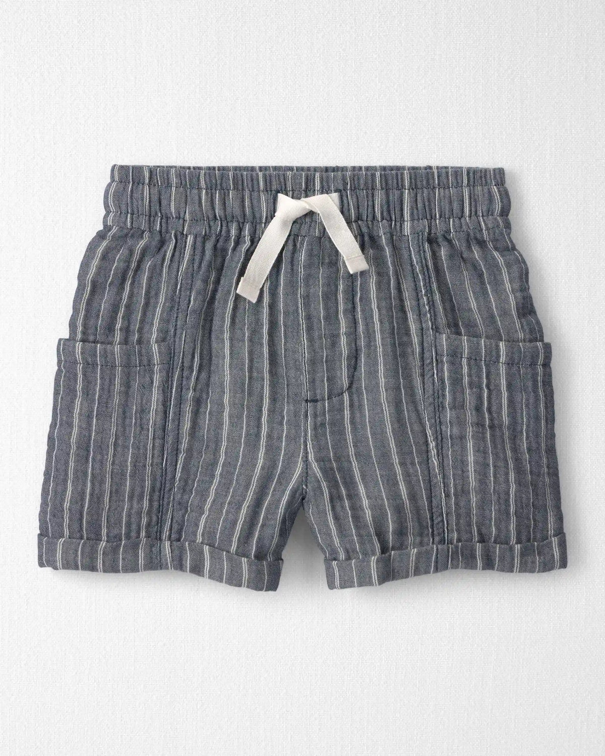 Toddler Boy 2-Piece Organic Cotton Gauze Top & Short Set