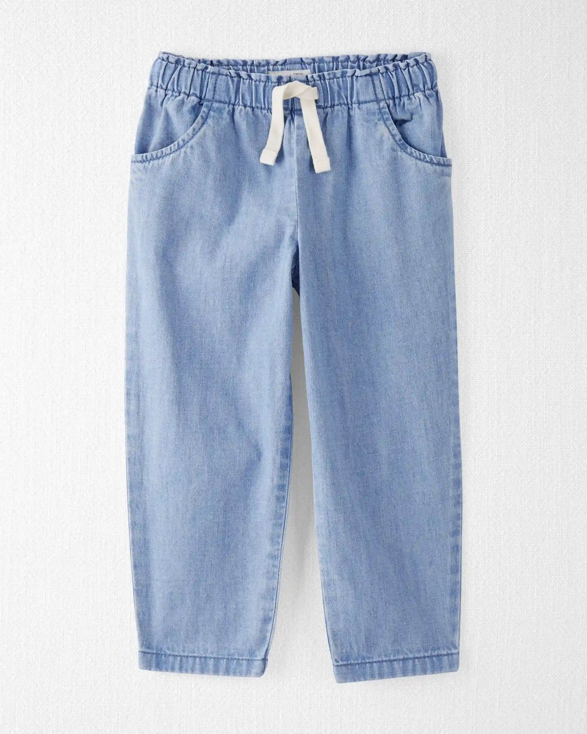 Toddler Boy Organic Cotton Chambray Pants