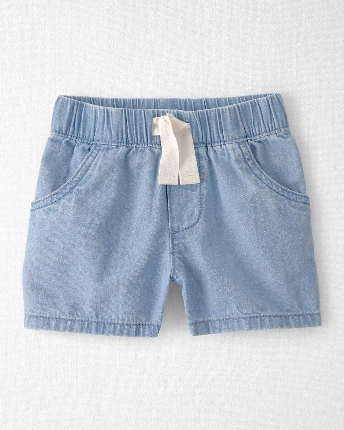 Toddler Organic Cotton Chambray Shorts
