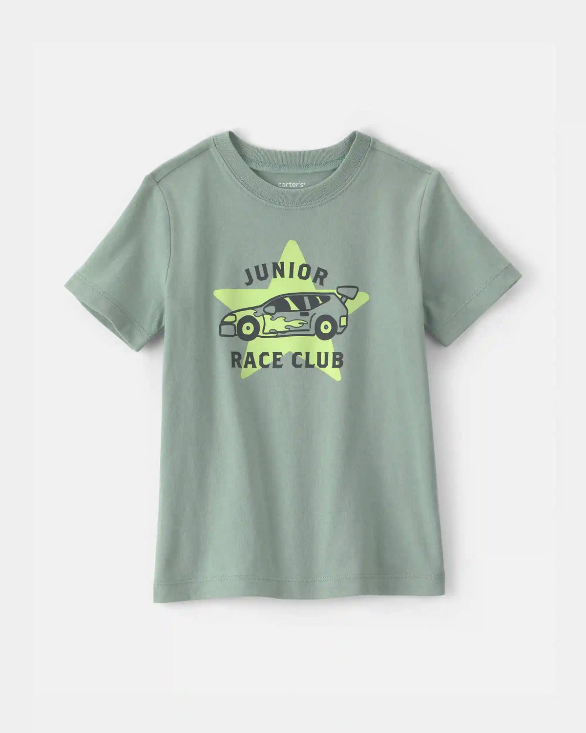 Toddler Boy 'Junior Race Club' Graphic Tee - Green