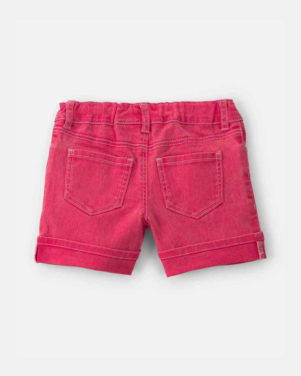 Toddler Girl Stretch Twill Shorts - Red