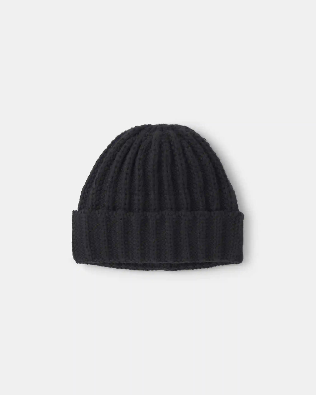 Toddler Boy Ribbed Beanie - Black