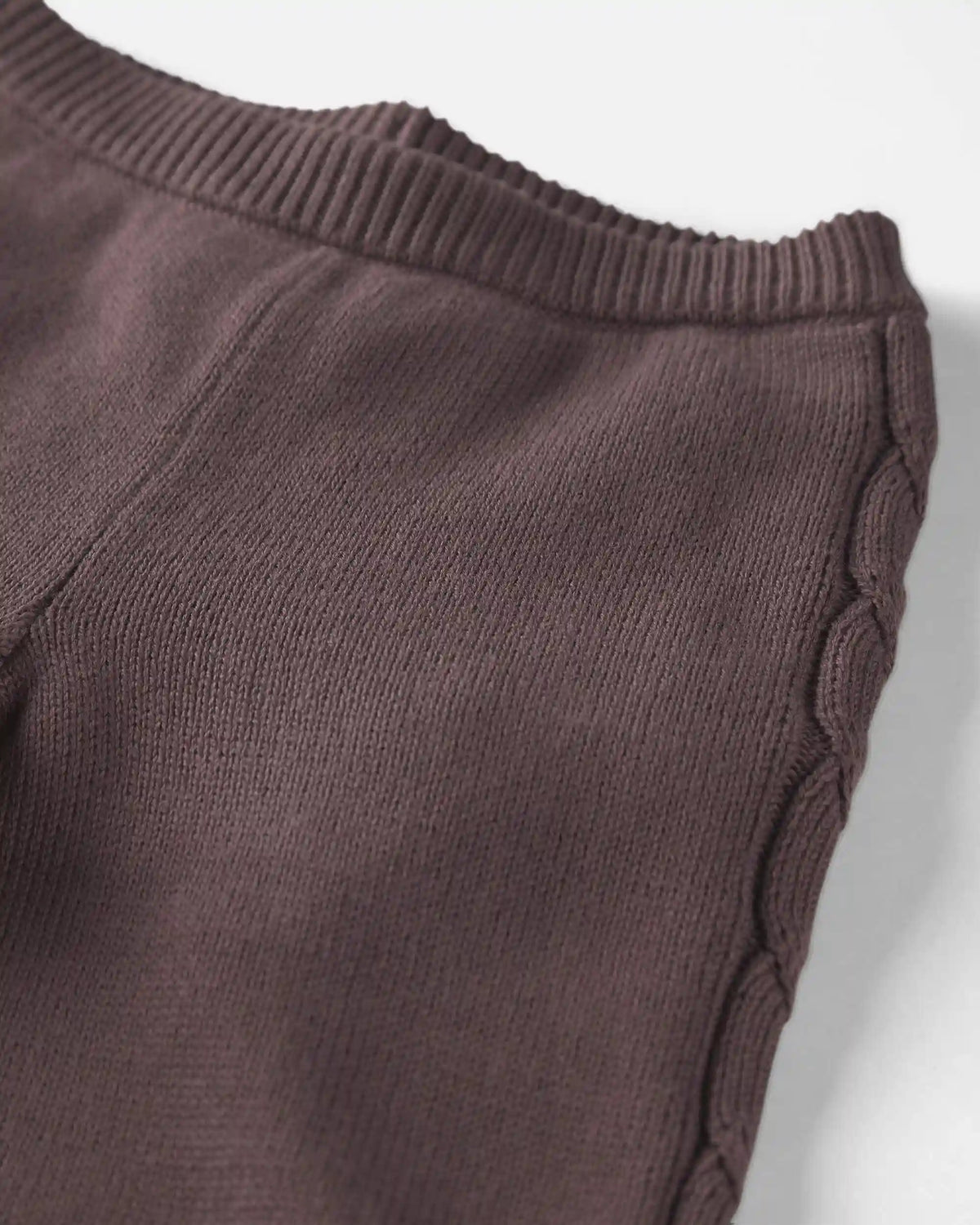 Toddler Girl 2-Piece Organic Cotton Cable Knit Sweater Top & Pant Set