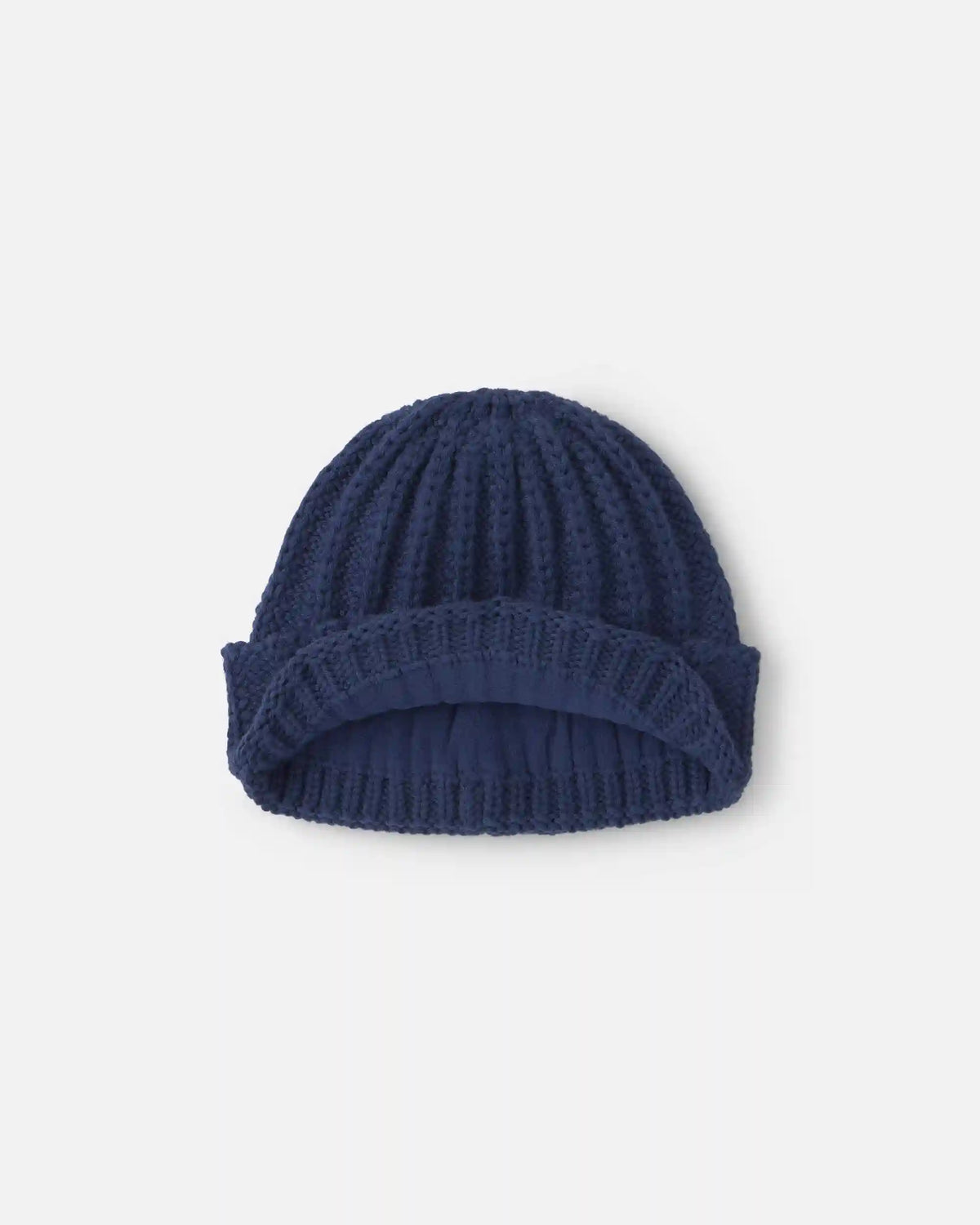 Toddler Boy Ribbed Beanie - Navy