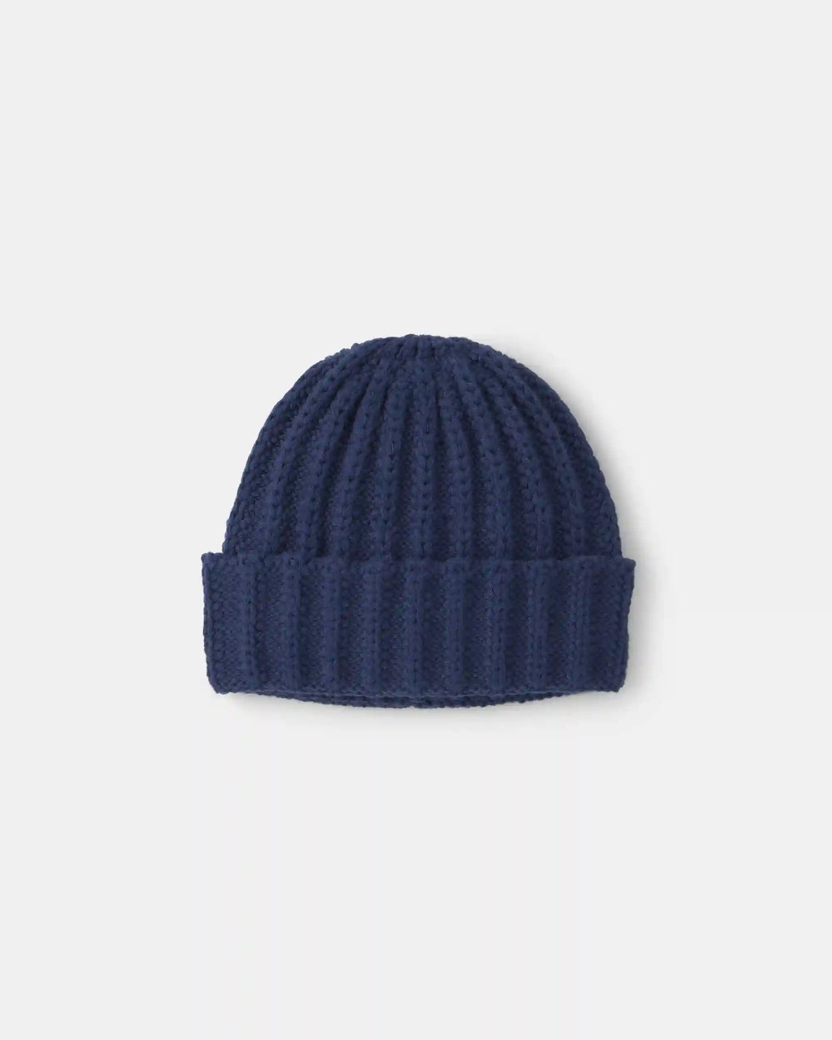 Toddler Boy Ribbed Beanie - Navy
