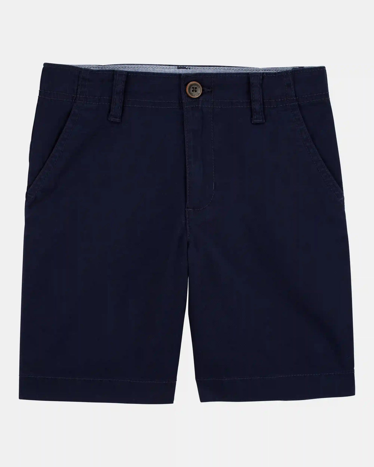 Kid Stretch Chino Uniform Shorts - Navy