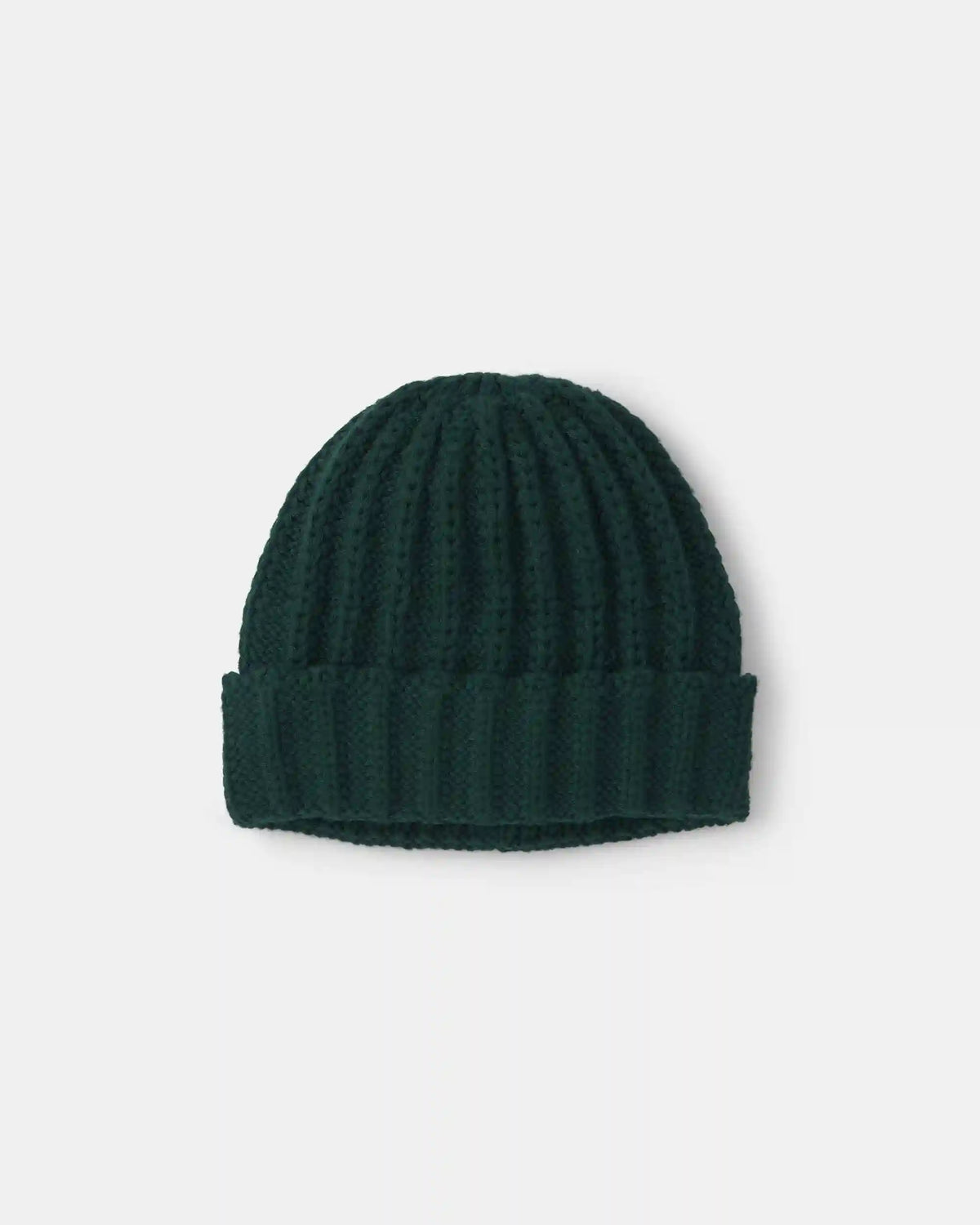 Boys Ribbed Beanie - Green