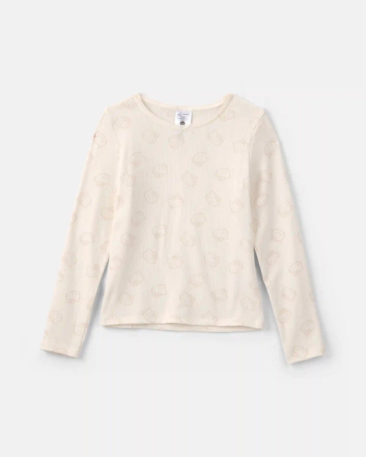 Girls Hello Kitty® Long-Sleeve Top - Cream
