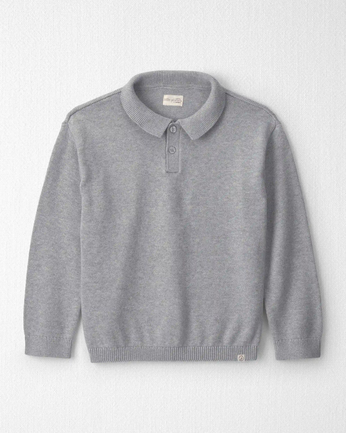 Boys Organic Cotton Sweater Knit Polo