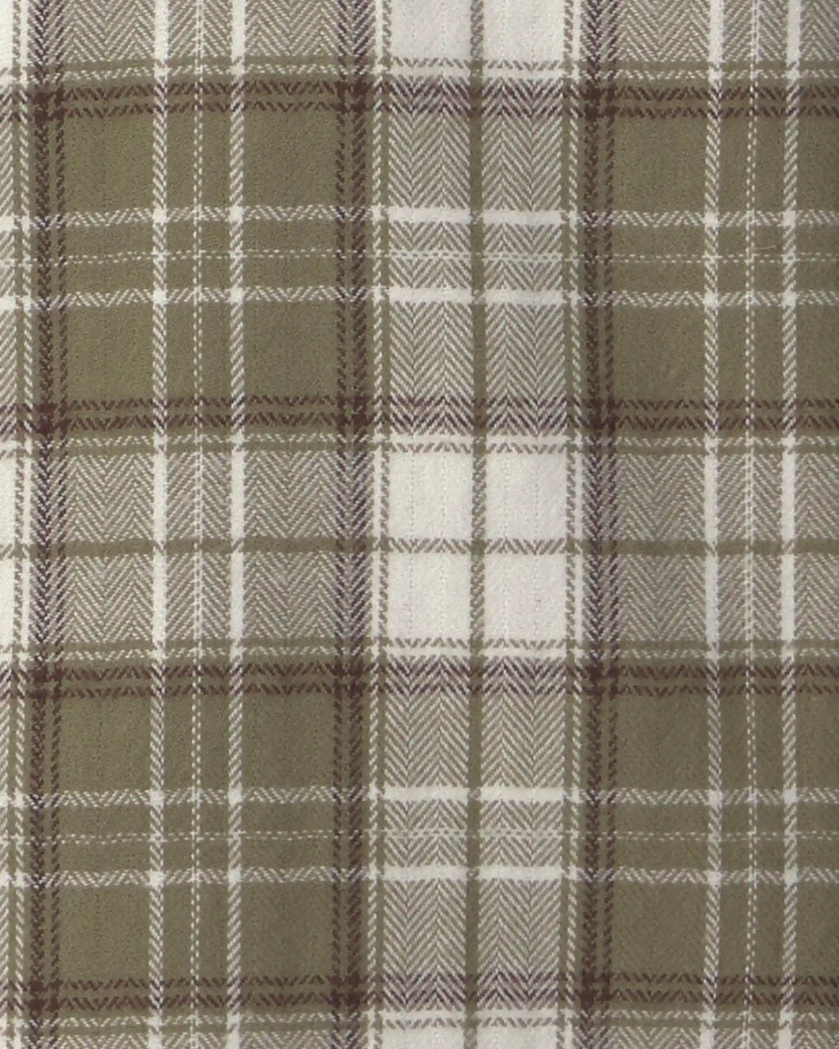 Boys Organic Cotton Flannel Button-Down Shirt
