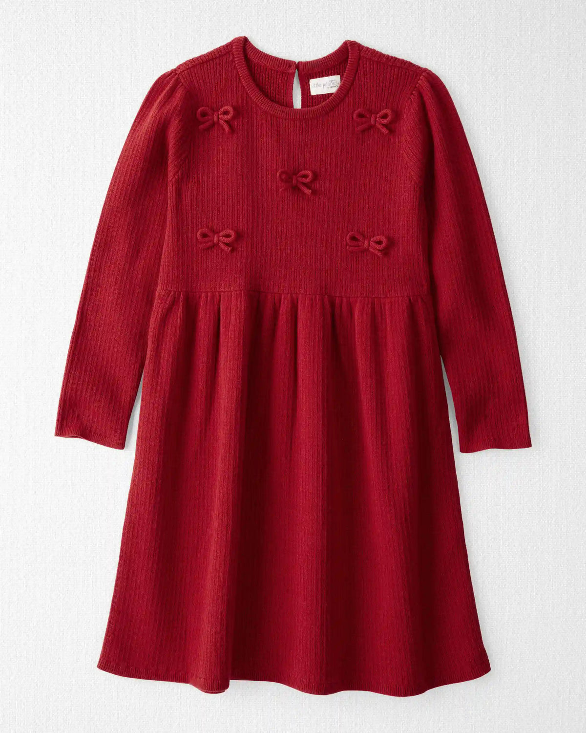 Girls Organic Cotton Sweater Knit Dress