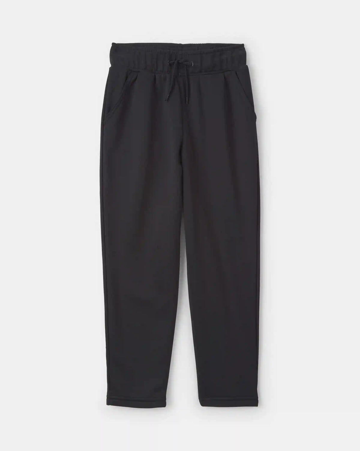 Boys French Terry Active Pants - Black