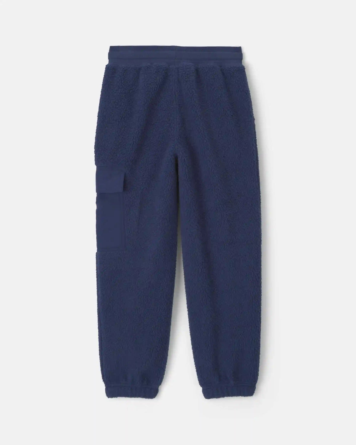 Boys Fleece Cargo Joggers - Navy Blue