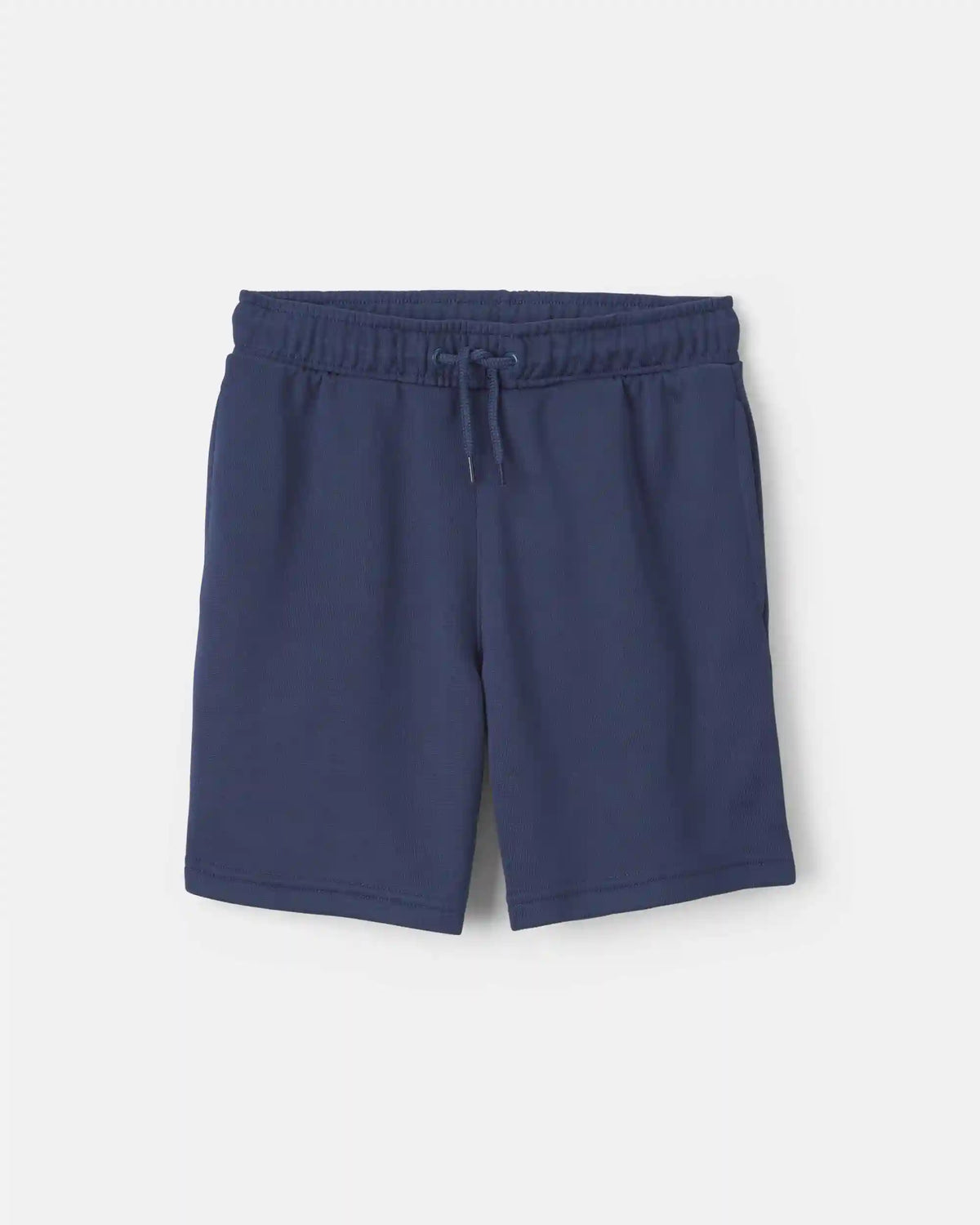 Boys French Terry Active Shorts - Navy Blue
