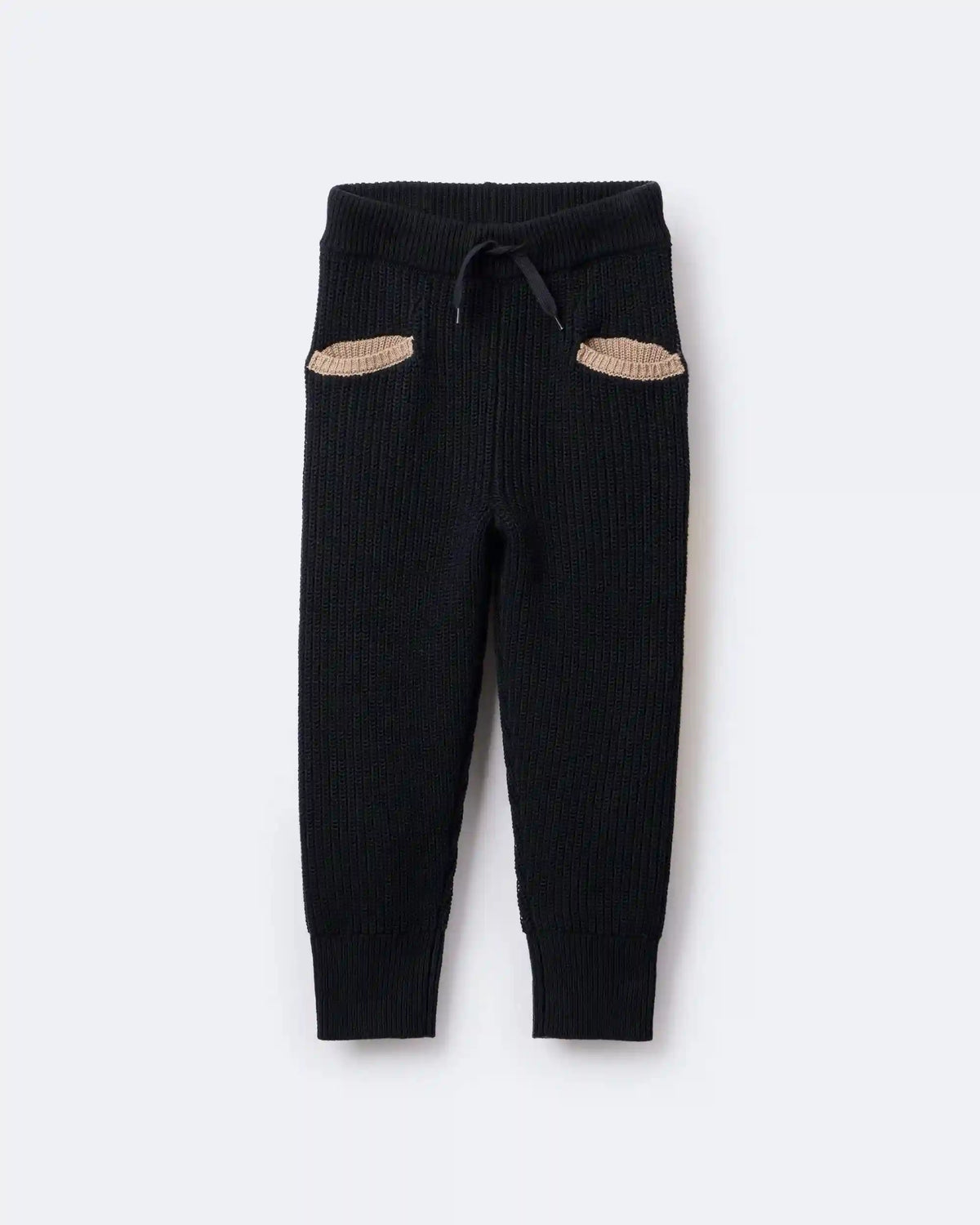 Toddler Sweater Jogger Pant - Black