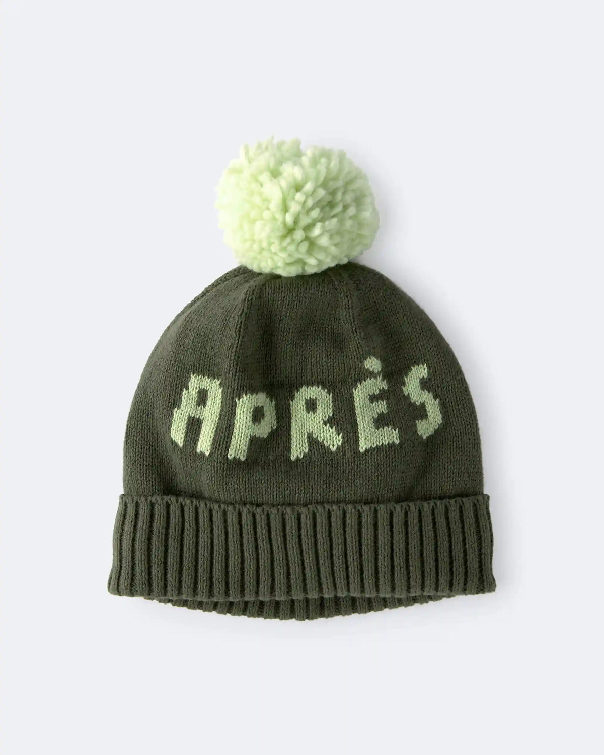 Toddler Après Pom Pom Beanie - Olive