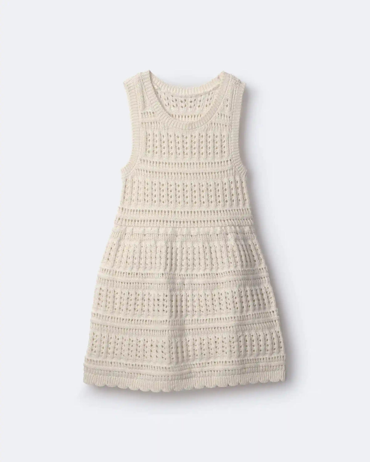 Toddler Girl Crochet Cover Up - Cream