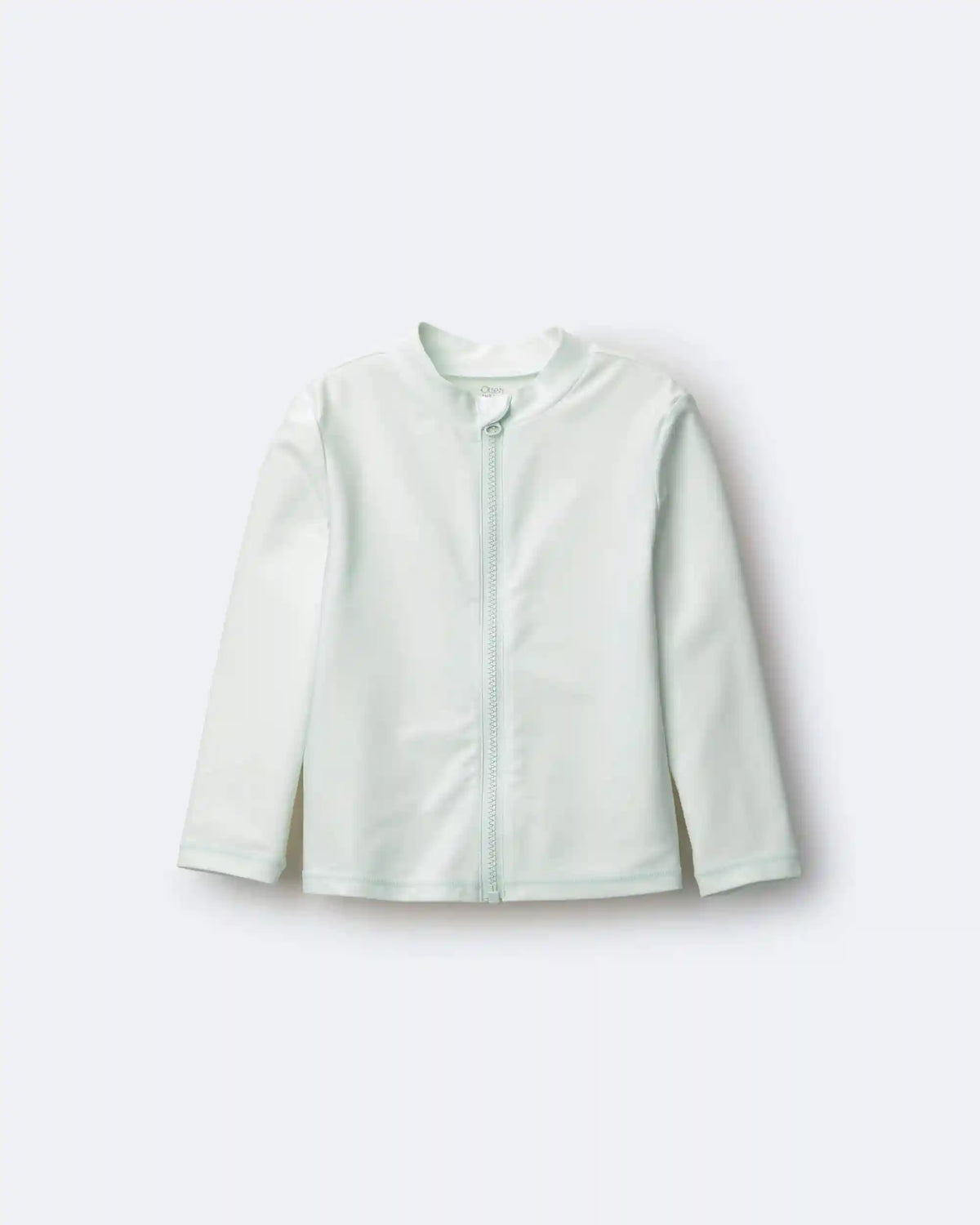 Toddler Full-Zip Long-Sleeve Rashguard - Light Blue