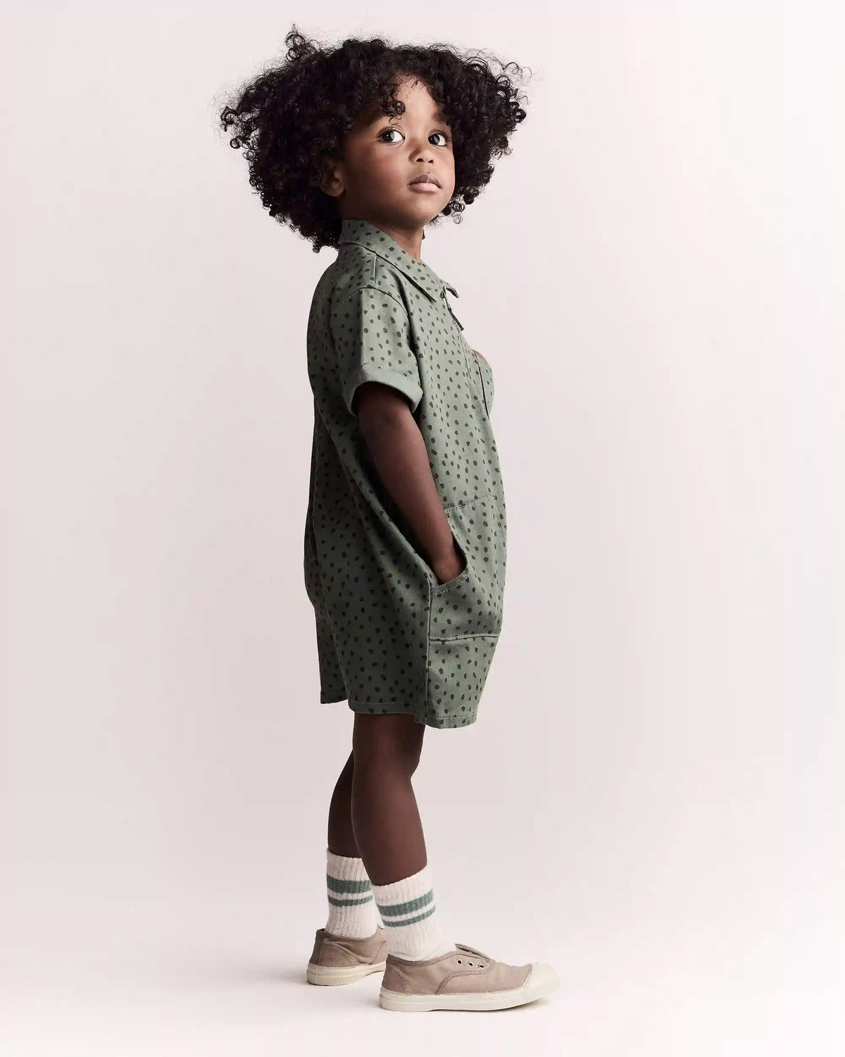 Toddler Day Out™ Romper - Olive