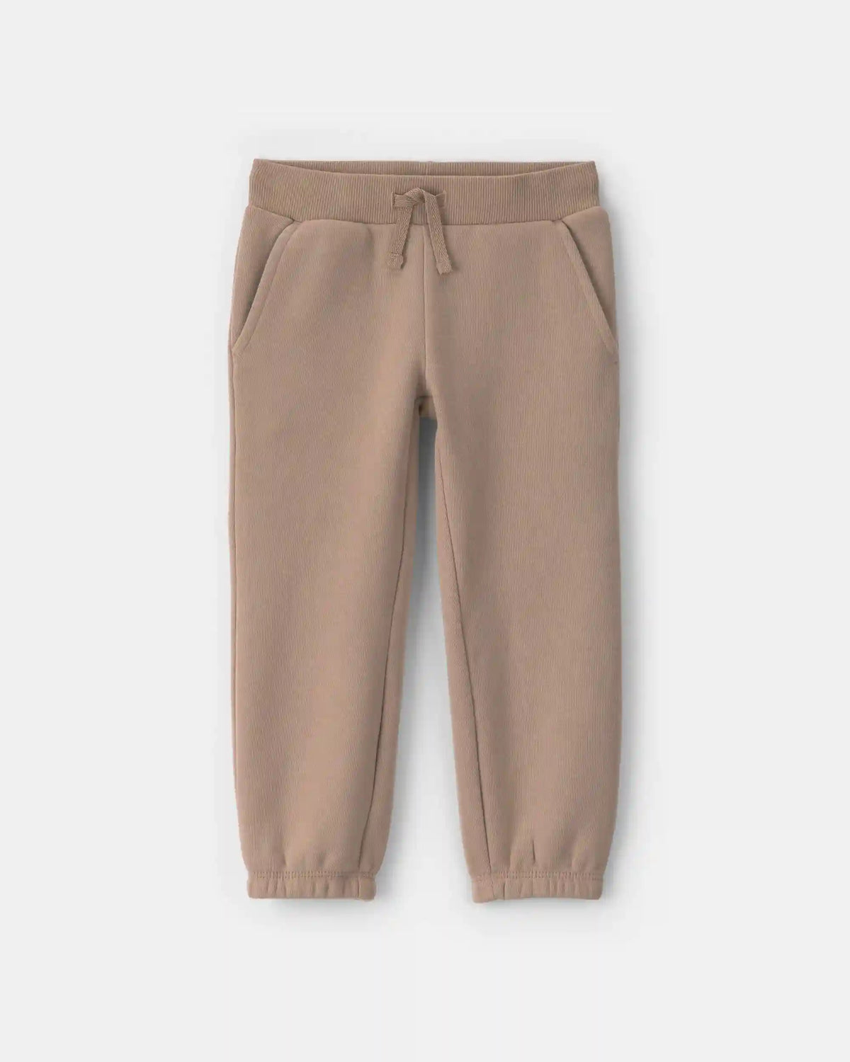 Toddler Girl Fleece Joggers - Brown