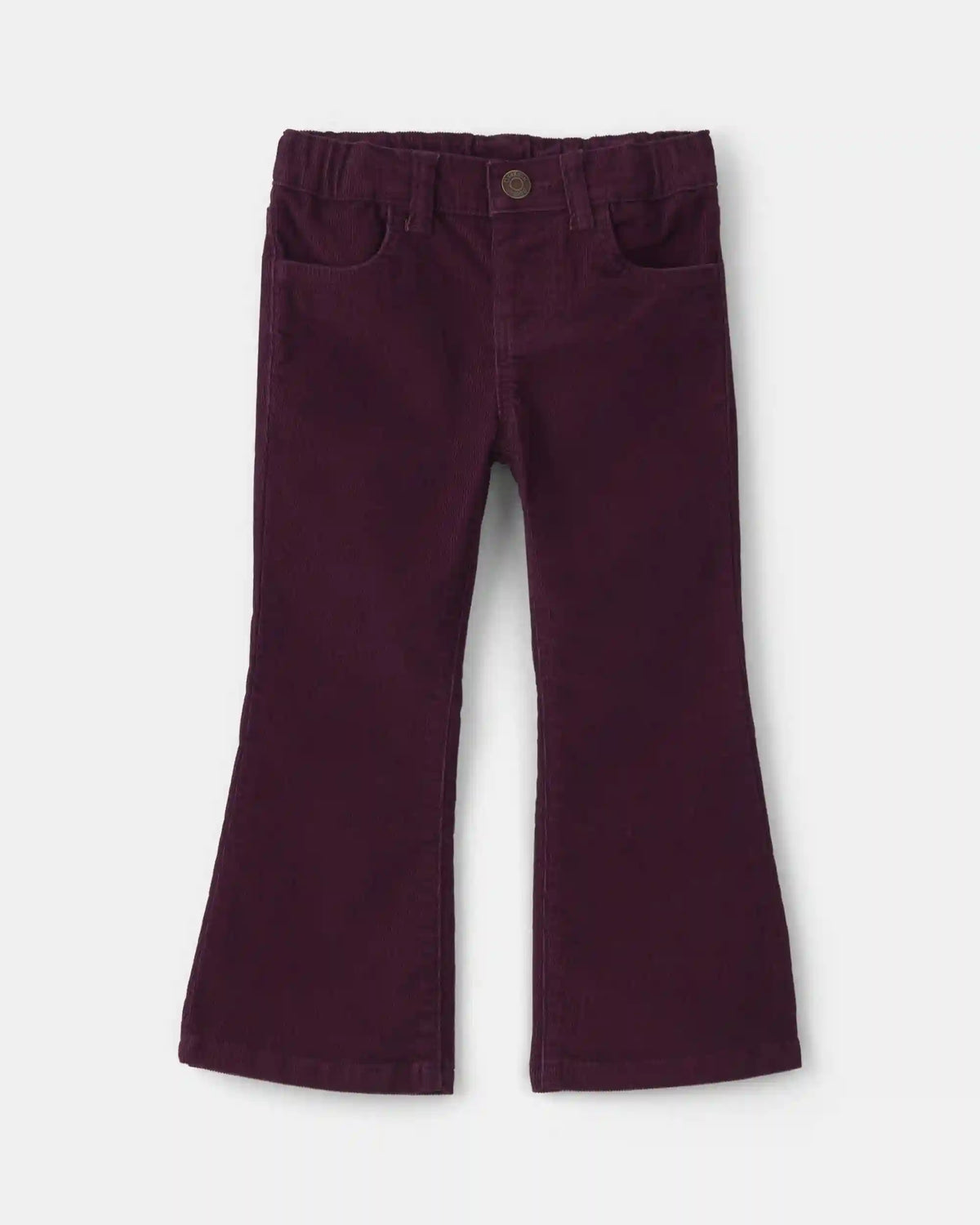 Toddler Girl Corduroy Pull-On Stretch Pants - Purple