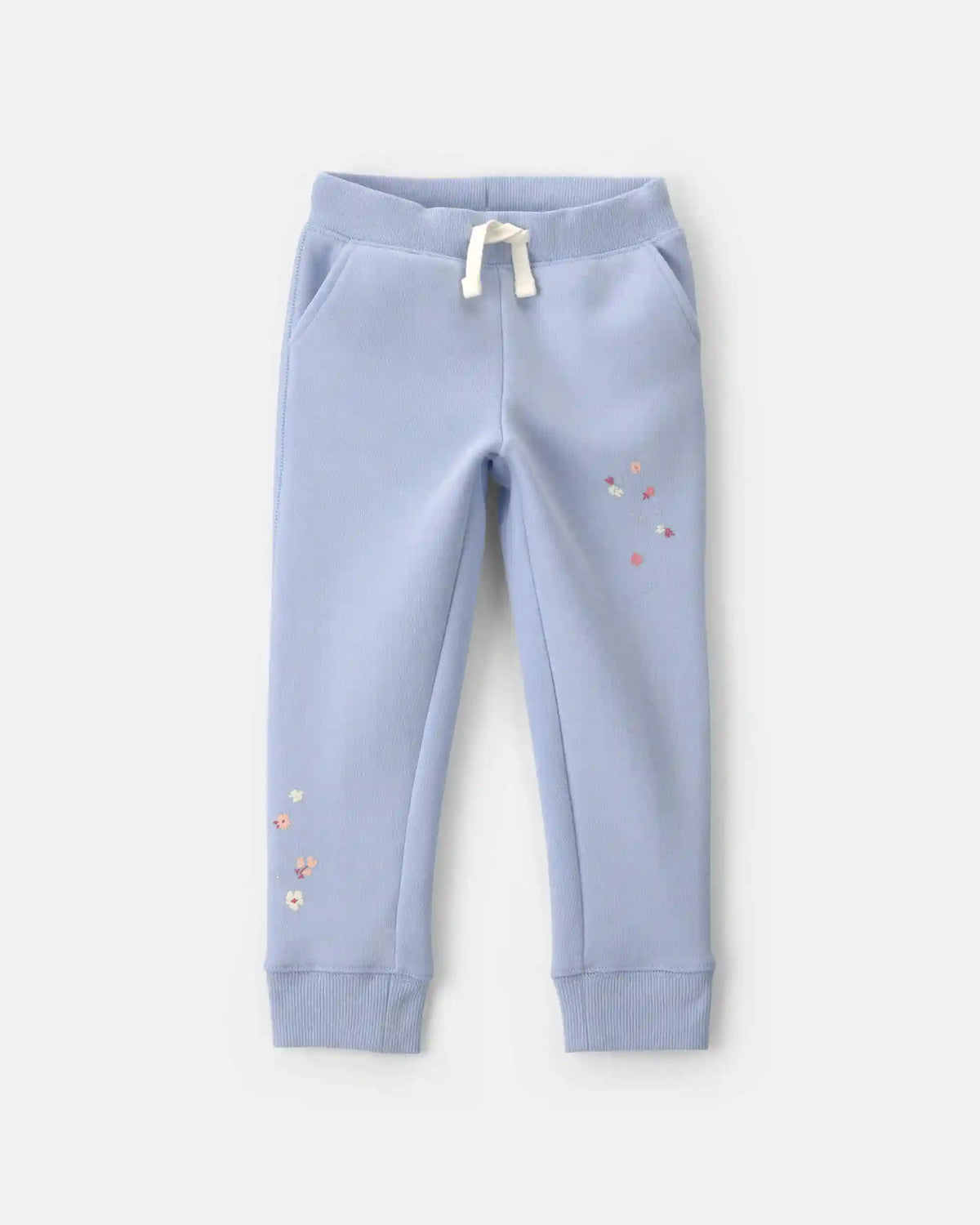 Toddler Girl Fleece Joggers - Blue