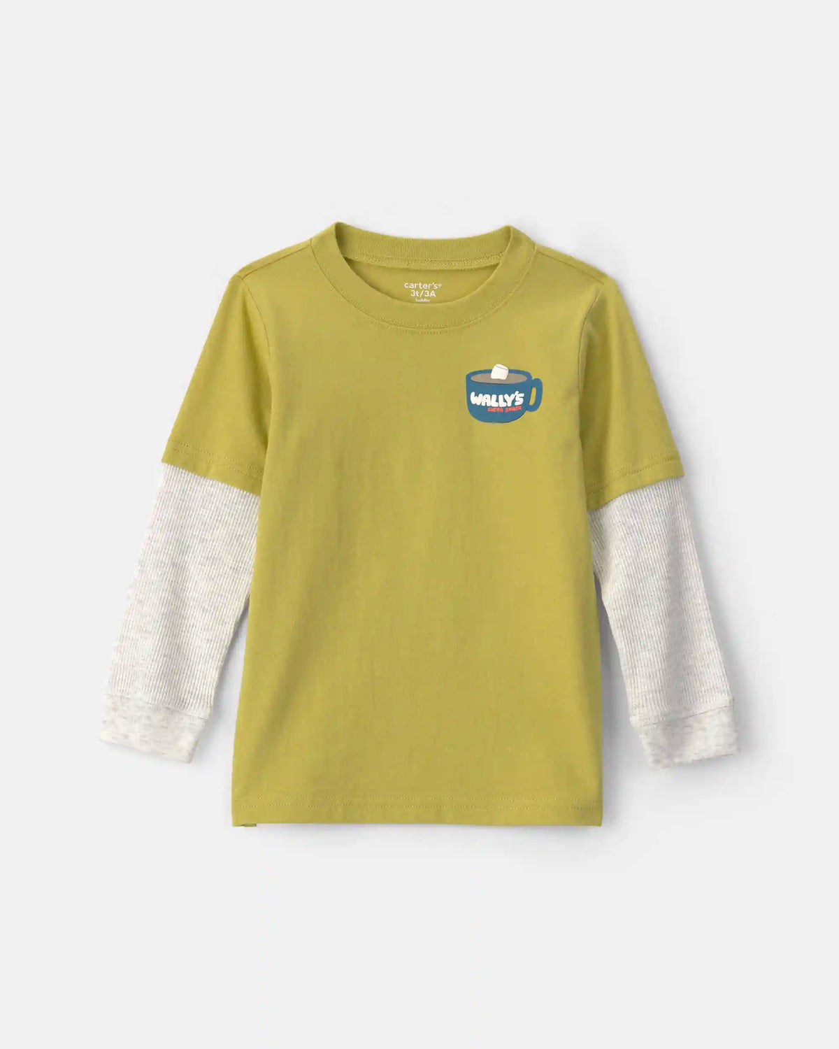 Toddler Boy Walrus Long-Sleeve Graphic Tee - Yellow