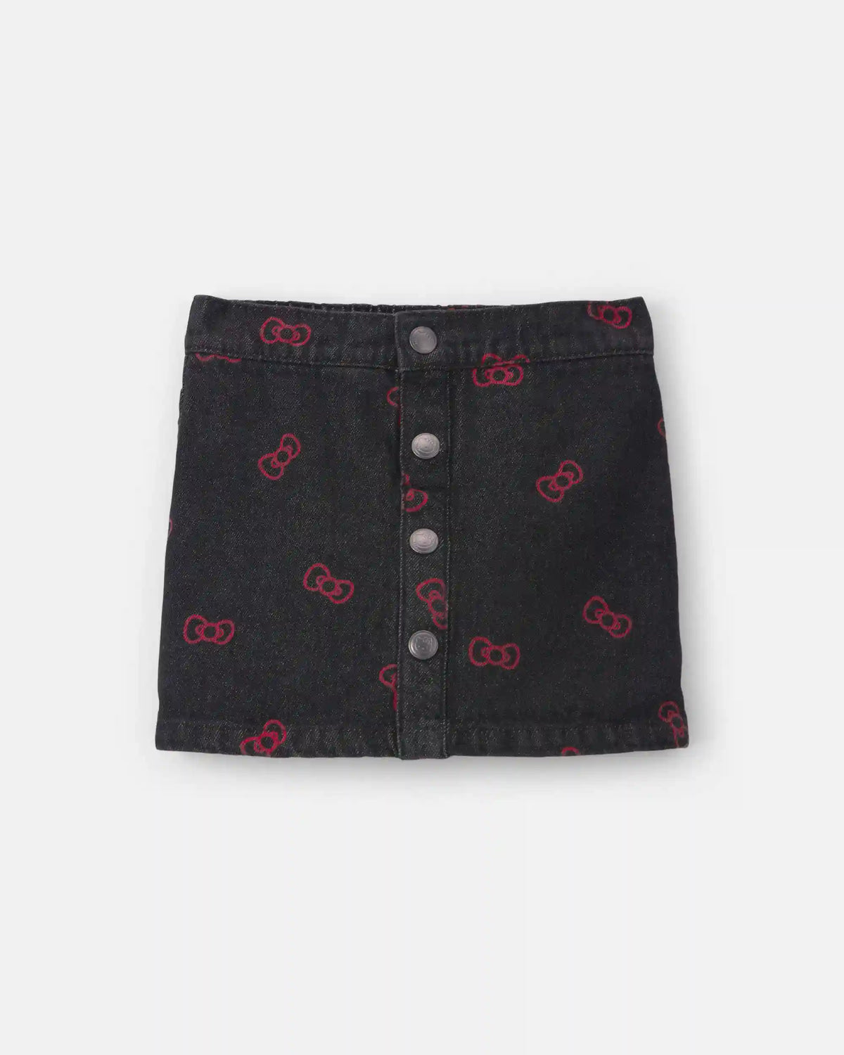 Toddler Girl Hello Kitty® Bow Skort - Black/Red