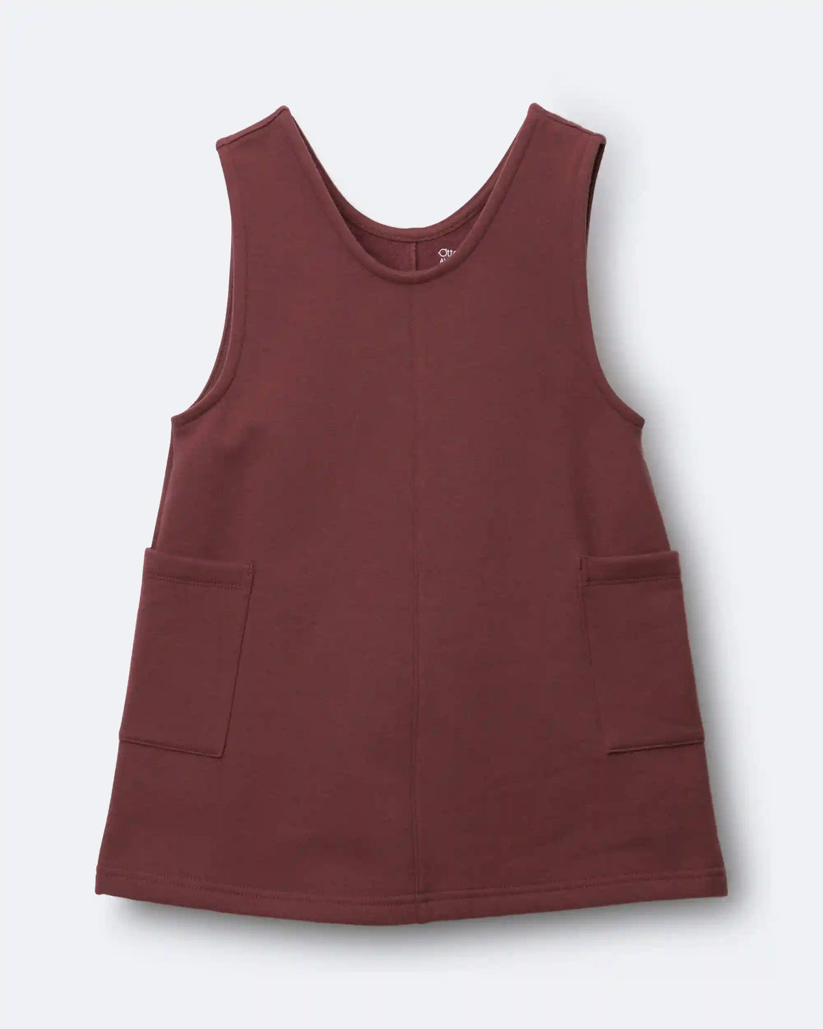 Toddler Girl Otter Pocket Jumper - Burgundy