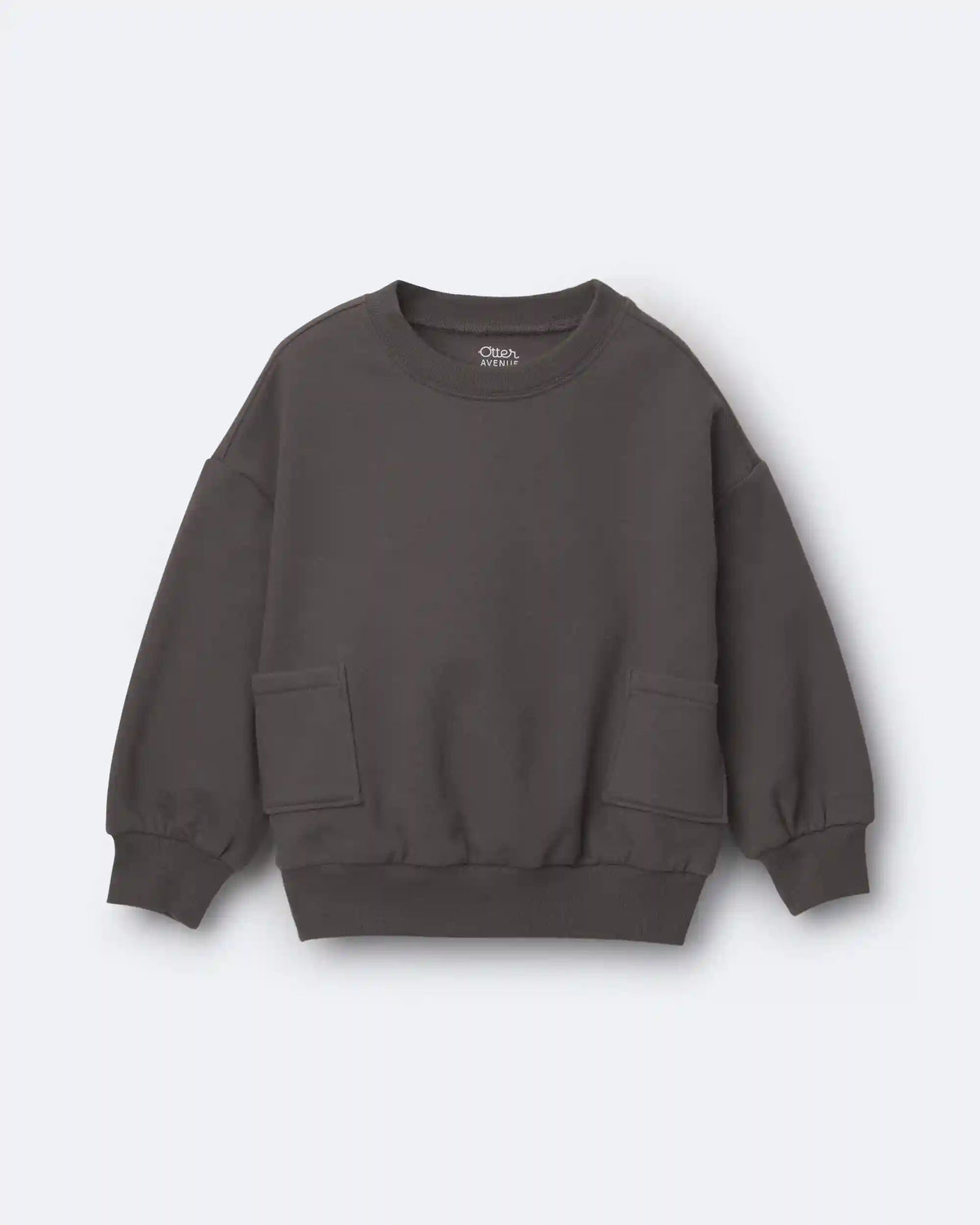 Toddler Otter Sweatshirt™ with Pockets - Dark Grey