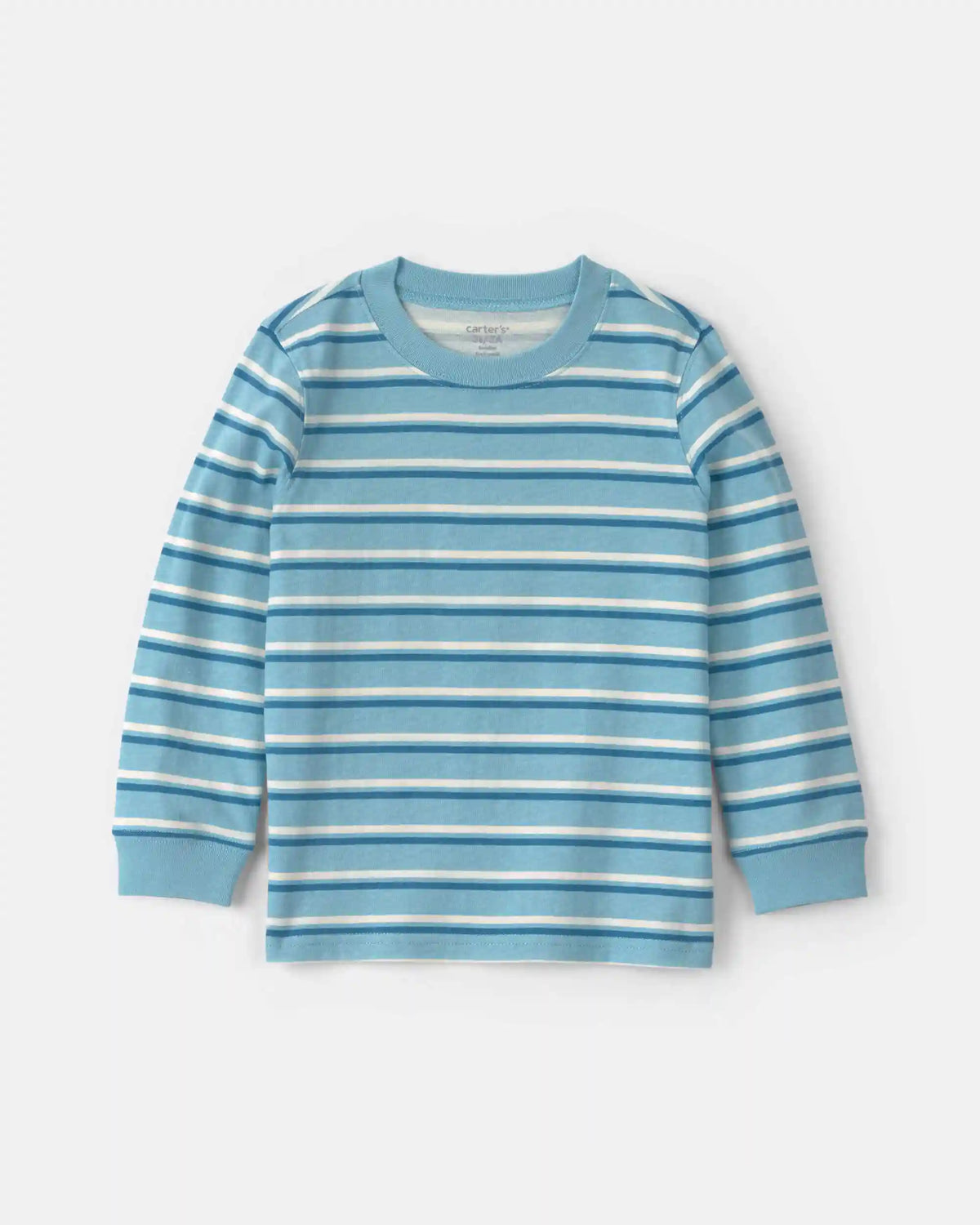 Toddler Boy Striped Long-Sleeve T-Shirt - Blue
