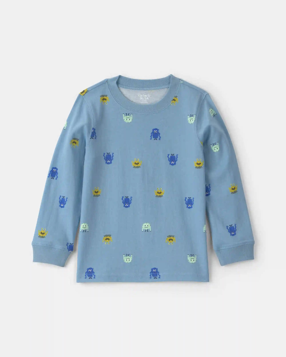Toddler Boy Monster Long-Sleeve T-Shirt - Blue